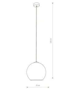 Best Sklep Kaja Lampa wisząca z miedzianym, lustrzanym kloszem 9058 | Kaja Oświetlenie miedź