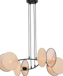 Outlet Sklep Kaja Lampa wisząca z naturalnymi abażurami 1328/4 MOTIF | Kaja Oświetlenie