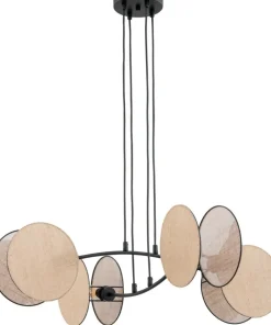 Outlet Sklep Kaja Lampa wisząca z naturalnymi abażurami 1328/4 MOTIF | Kaja Oświetlenie