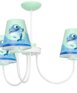 Lampa wisząca z niebieskimi abażurami MLP6811 z serii DELFINKA FINKA | Kaja Oświ*Sklep Kaja Clearance
