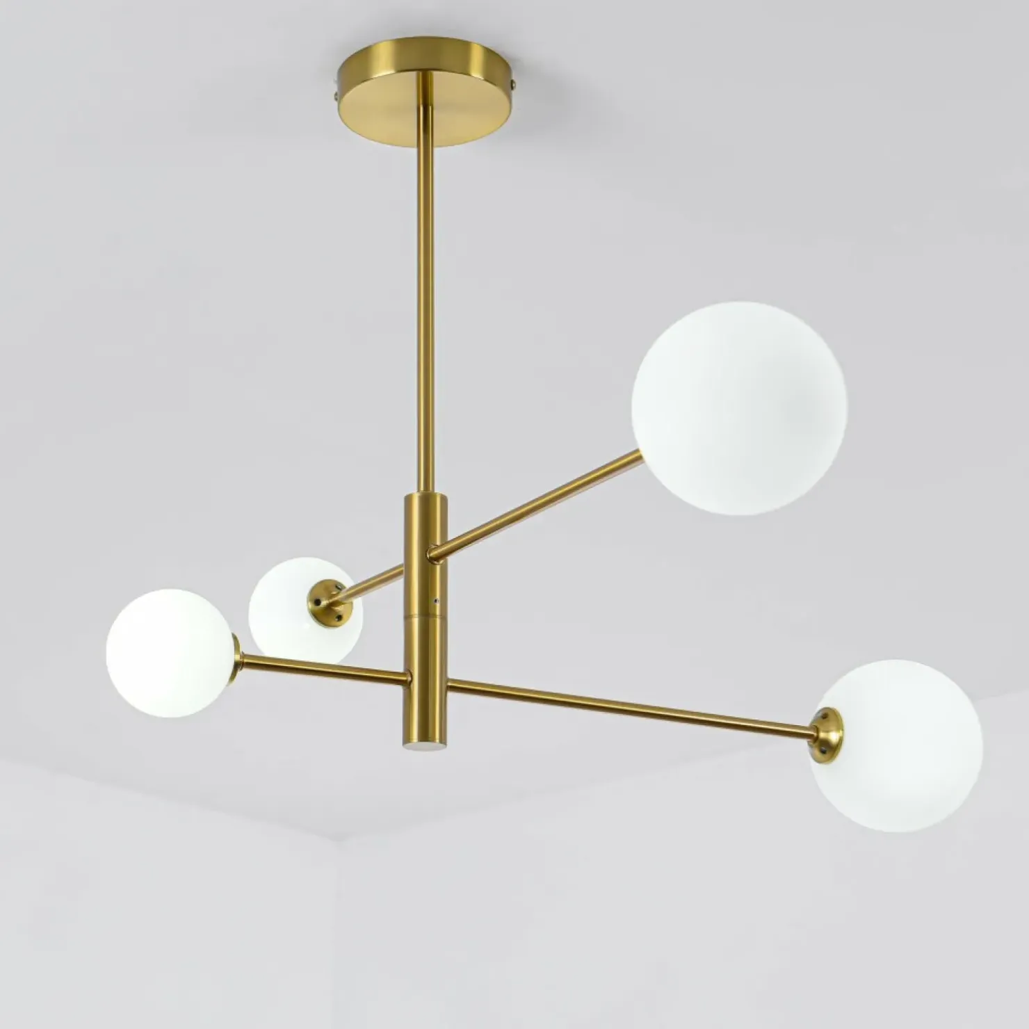 Shop Sklep Kaja Lampa wisząca z obrotowymi ramionami LP-002/4P DORADO | Kaja