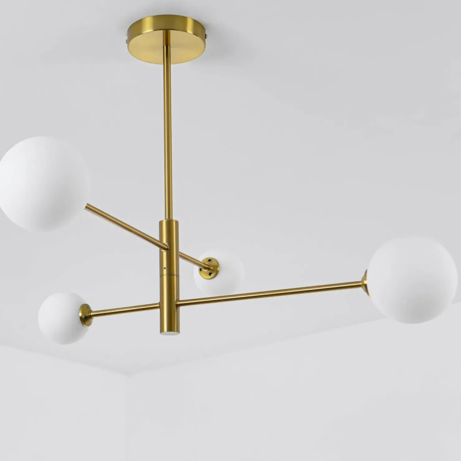 Shop Sklep Kaja Lampa wisząca z obrotowymi ramionami LP-002/4P DORADO | Kaja
