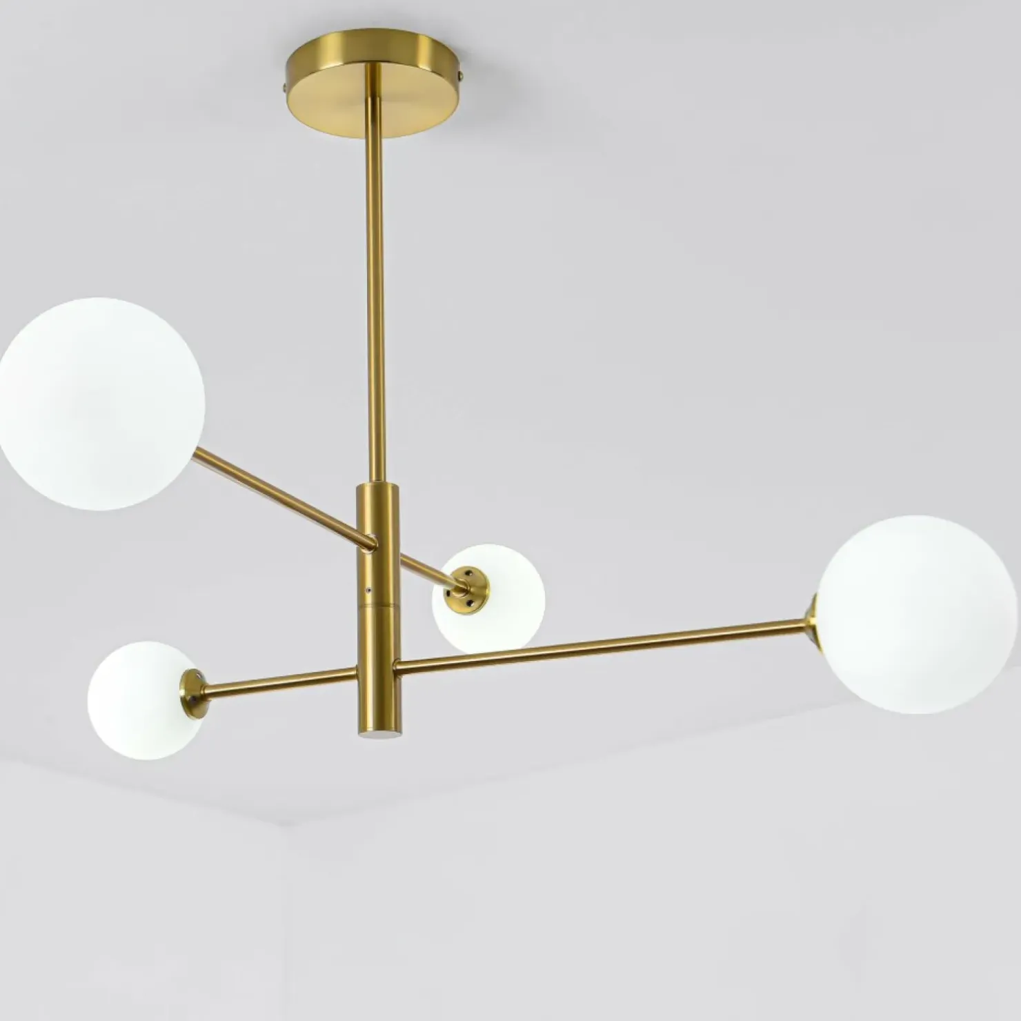 Shop Sklep Kaja Lampa wisząca z obrotowymi ramionami LP-002/4P DORADO | Kaja