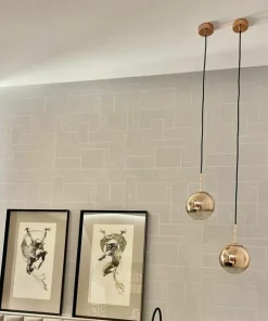 Hot Sklep Kaja Lampa wisząca z okrągłym, złotym kloszem LP-2844/1P S GD z serii PALLA