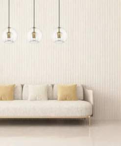 Outlet Sklep Kaja Lampa wisząca z okrągłymi kloszami, nad stół LP-133/3L z serii ARETTE