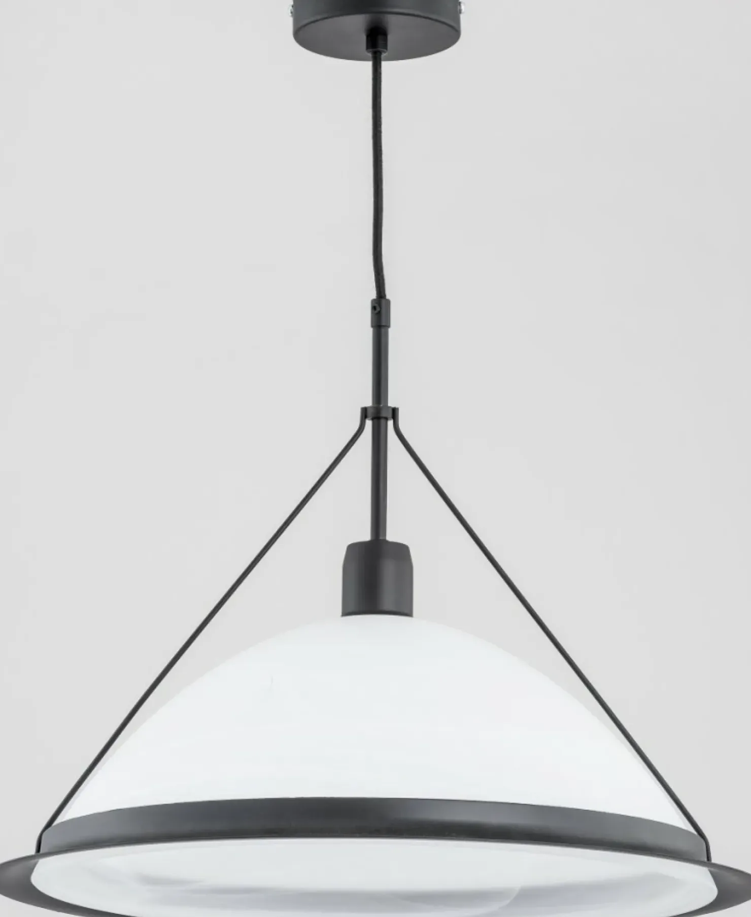 Clearance Sklep Kaja Lampa wisząca z ozdobną obręczą na kloszu AL 60534 | Kaja