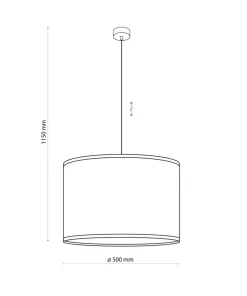 Flash Sale Sklep Kaja Lampa wisząca z ozdobnym abażurem eco TK 4727 z serii LIBERIA | Kaja