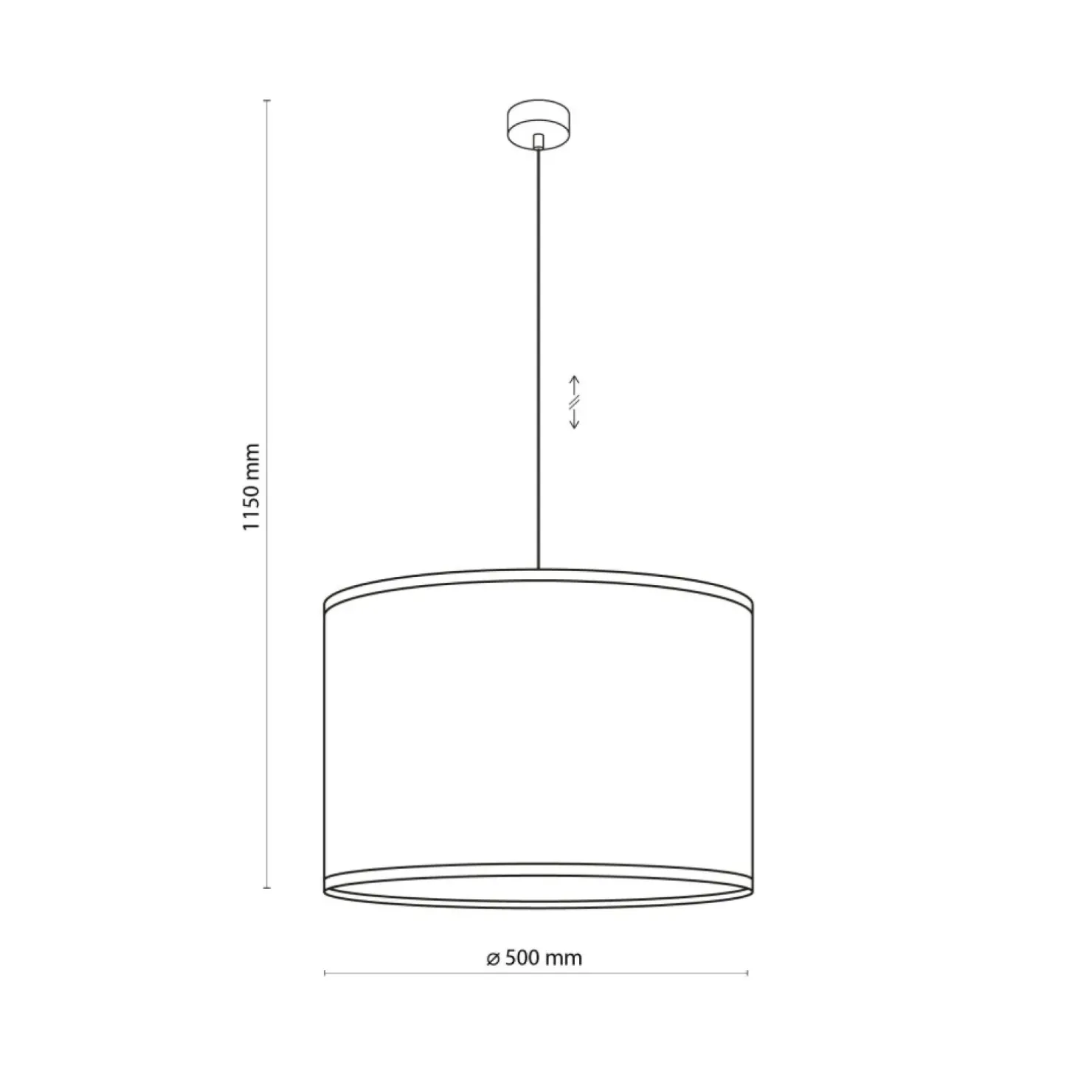 Flash Sale Sklep Kaja Lampa wisząca z ozdobnym abażurem eco TK 4727 z serii LIBERIA | Kaja