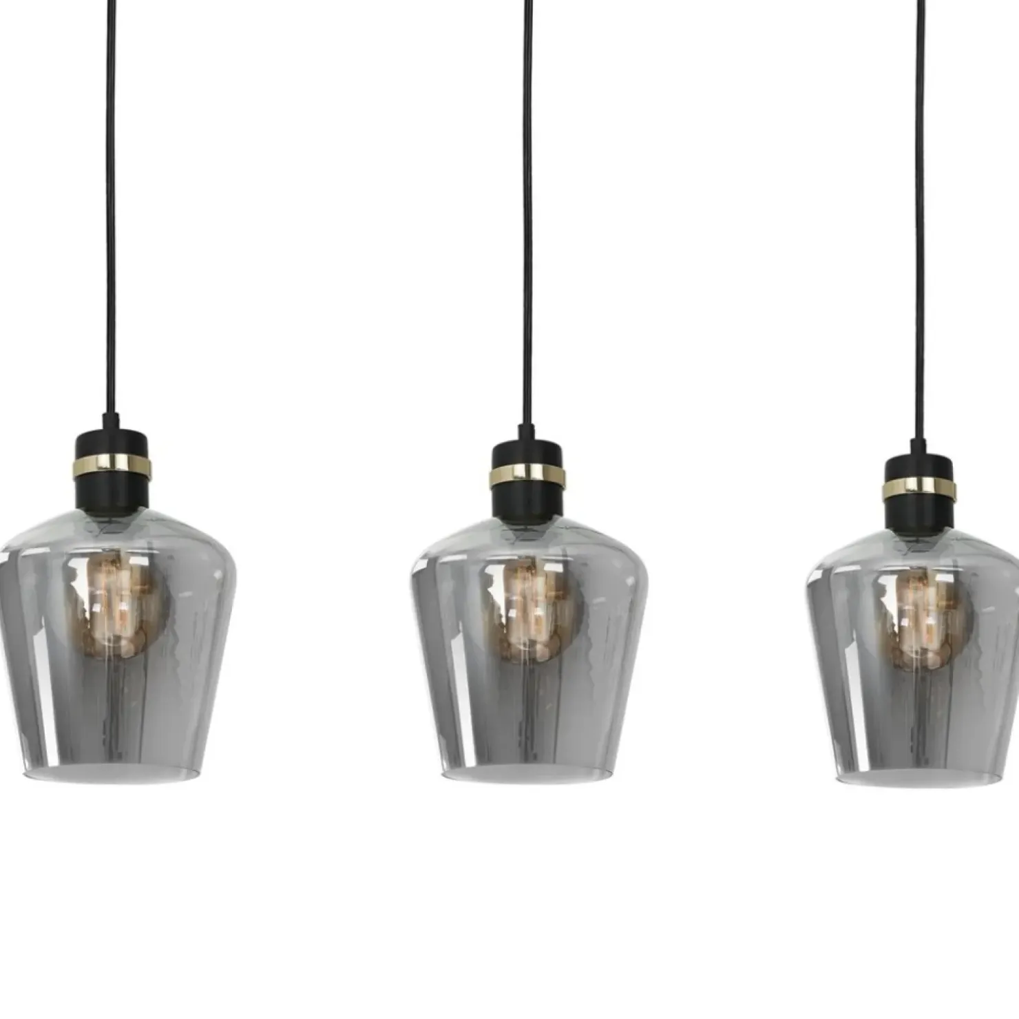 Best Sale Sklep Kaja Lampa wisząca z ozdobnymi kloszami, nad stół MLP6539 RICHMOND | Kaja