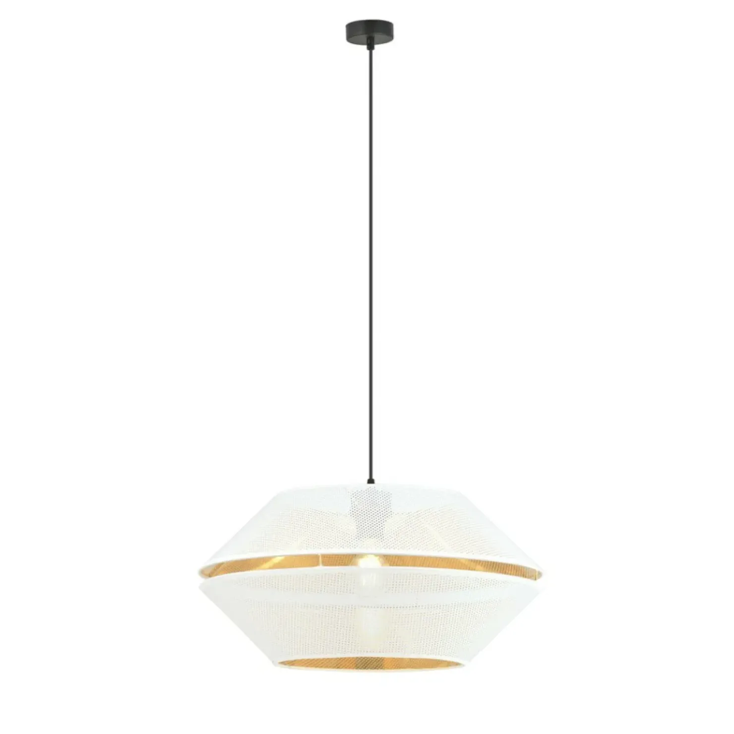 Shop Sklep Kaja Lampa wisząca z perforowanym abażurem 1184/1 z serii MALIA | Kaja czarny