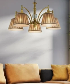 Lampa wisząca z plisowanymi abażurami 35-13859 AUSTIN | Kaja*Sklep Kaja Clearance
