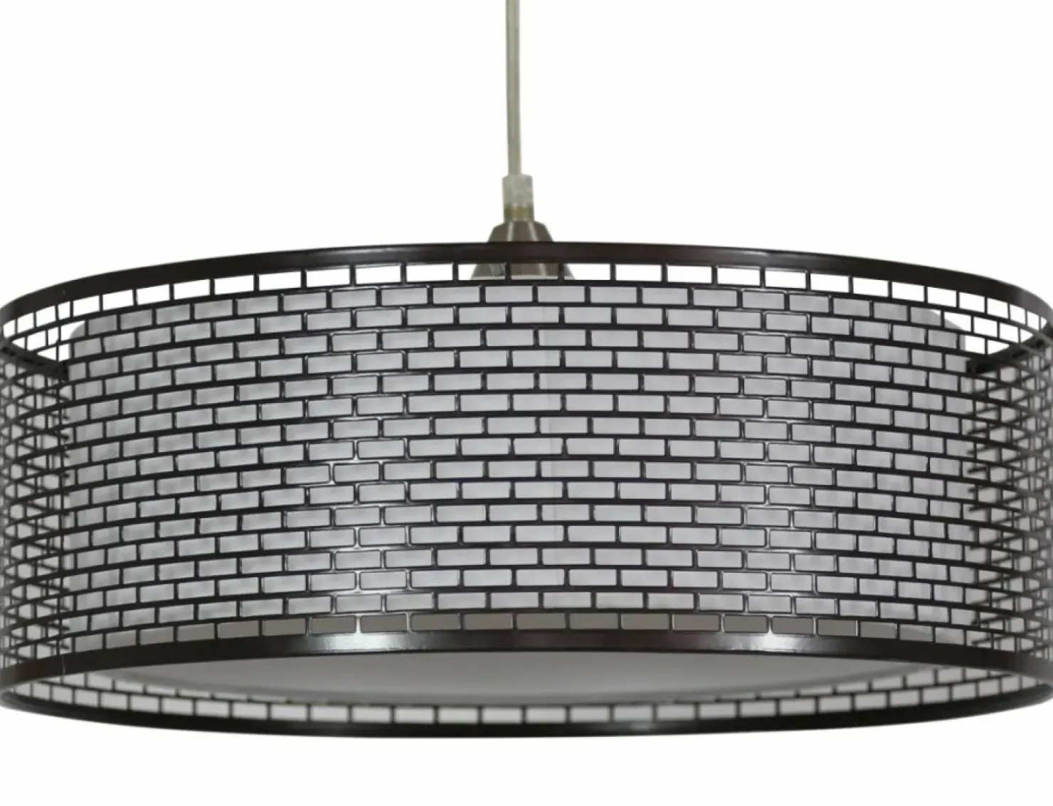 Flash Sale Sklep Kaja Lampa wisząca z podwójnym abażurem 31-72931 BROWN | Kaja Oświetlenie brąz