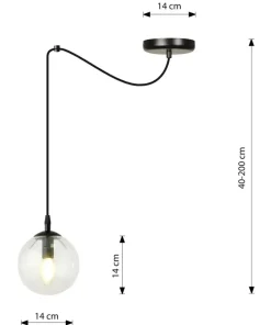 Best Sale Sklep Kaja Lampa wisząca z regulacją wysokości 936/1 | Kaja Oświetlenie