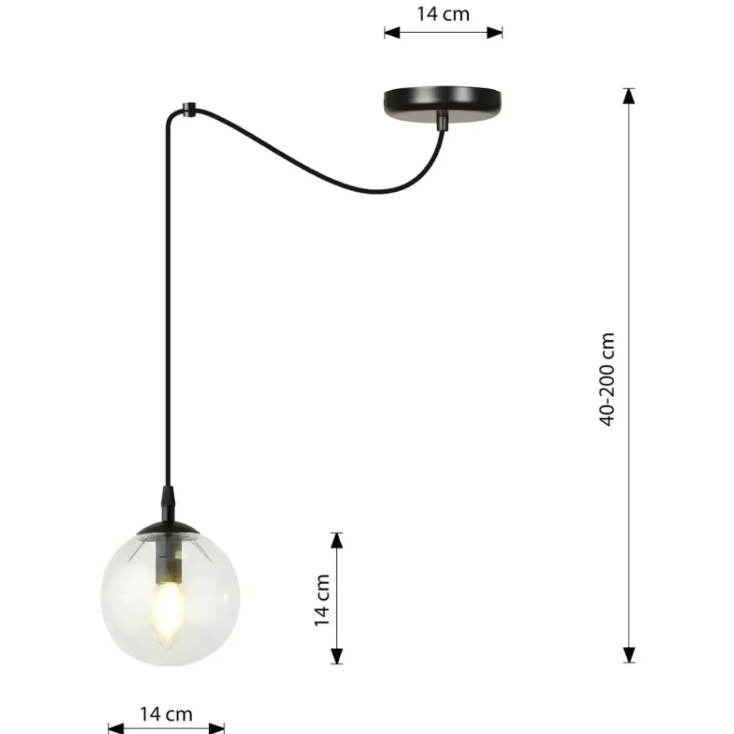 Best Sale Sklep Kaja Lampa wisząca z regulacją wysokości 936/1 | Kaja Oświetlenie