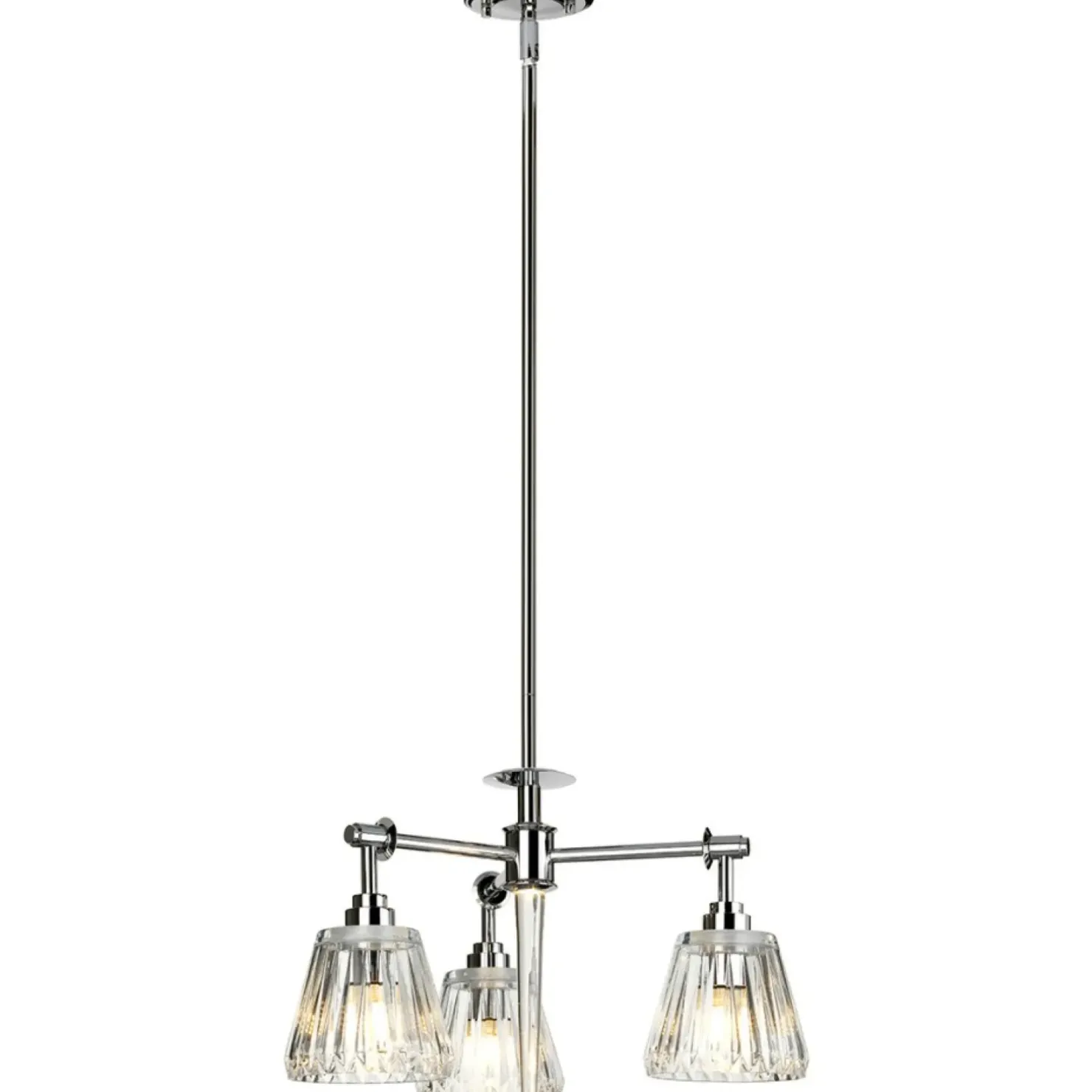 Cheap Sklep Kaja Lampa wisząca z regulacją wysokości BATH-AGATHA3P-PC z serii AGATHA polerowanychrom