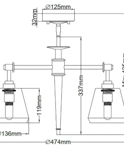 Cheap Sklep Kaja Lampa wisząca z regulacją wysokości BATH-AGATHA3P-PC z serii AGATHA polerowanychrom