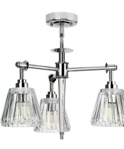 Cheap Sklep Kaja Lampa wisząca z regulacją wysokości BATH-AGATHA3P-PC z serii AGATHA polerowanychrom