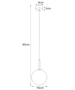 Discount Sklep Kaja Lampa wisząca z regulowaną wysokością K-4886 FARO | Kaja Oświetlenie