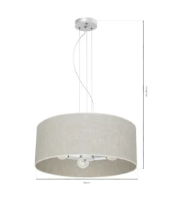Discount Sklep Kaja Lampa wisząca z regulowaną wysokością MLP7501 z serii LINO | Kaja Oświetlenie