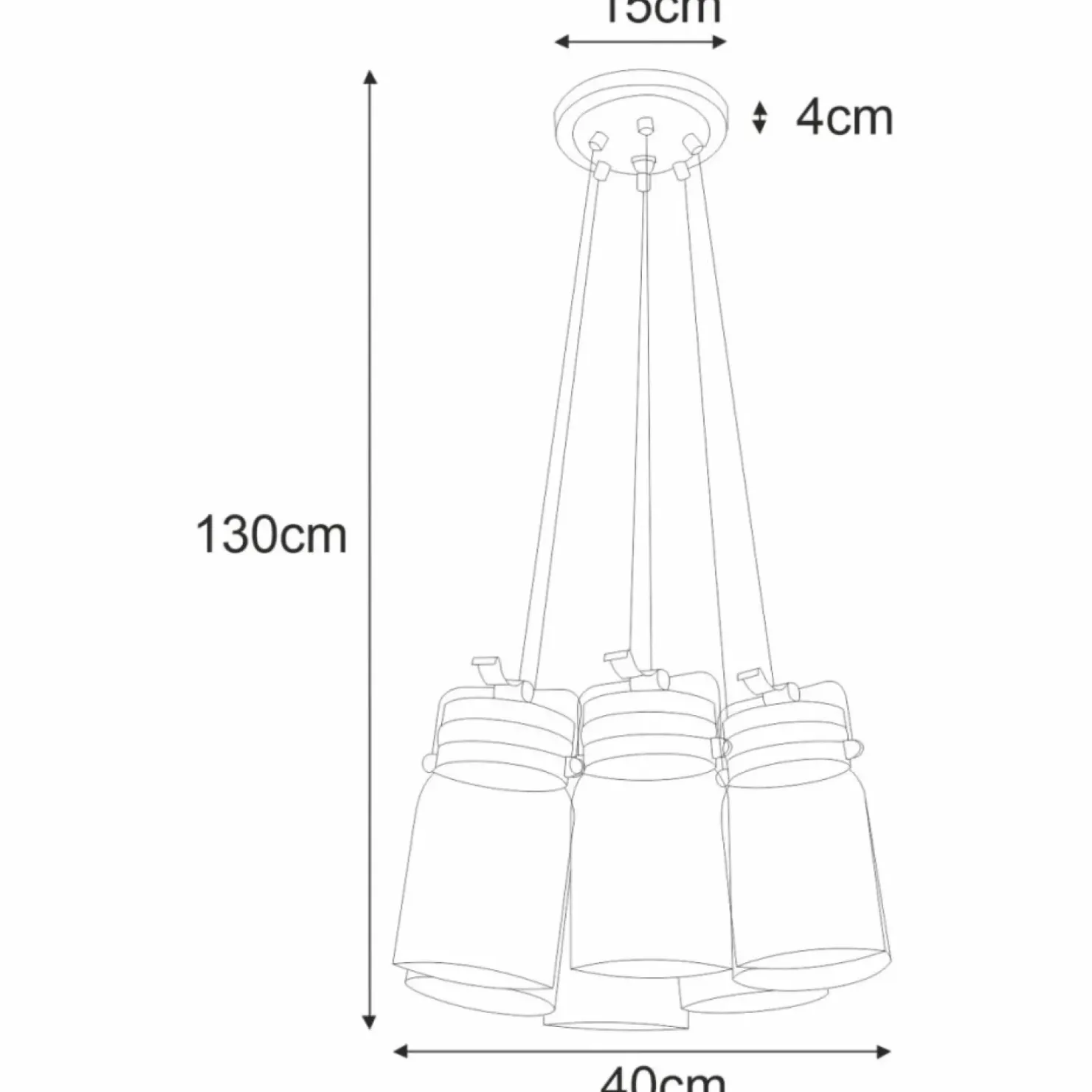 Hot Sklep Kaja Lampa wisząca z regulowanymi zwisami K-8004-6 RAVEN | Kaja Oświetlenie brąz