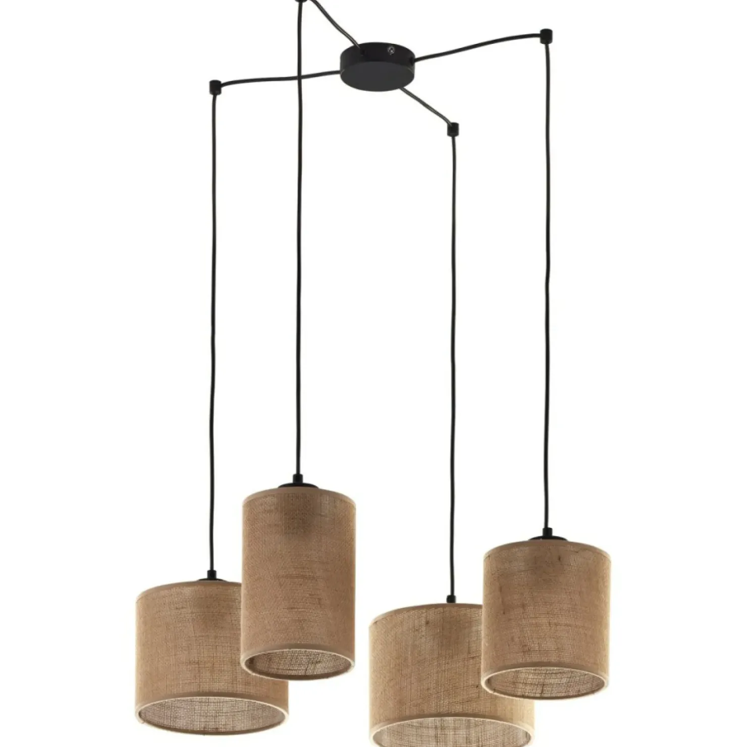 Best Sale Sklep Kaja Lampa wisząca z różnymi, jutowymi abażurami TK 6585 JUTA | Kaja