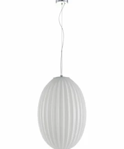 Clearance Sklep Kaja Lampa wisząca z ryflowanym kloszem ML0350 BRAGA | Kaja Oświetlenie