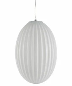Clearance Sklep Kaja Lampa wisząca z ryflowanym kloszem ML0350 BRAGA | Kaja Oświetlenie