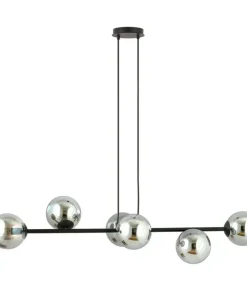 Cheap Sklep Kaja Lampa wisząca z sześcioma grafitowymi kloszami 875/6 | Kaja
