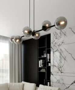 Cheap Sklep Kaja Lampa wisząca z sześcioma grafitowymi kloszami 875/6 | Kaja