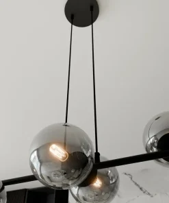 Cheap Sklep Kaja Lampa wisząca z sześcioma grafitowymi kloszami 875/6 | Kaja