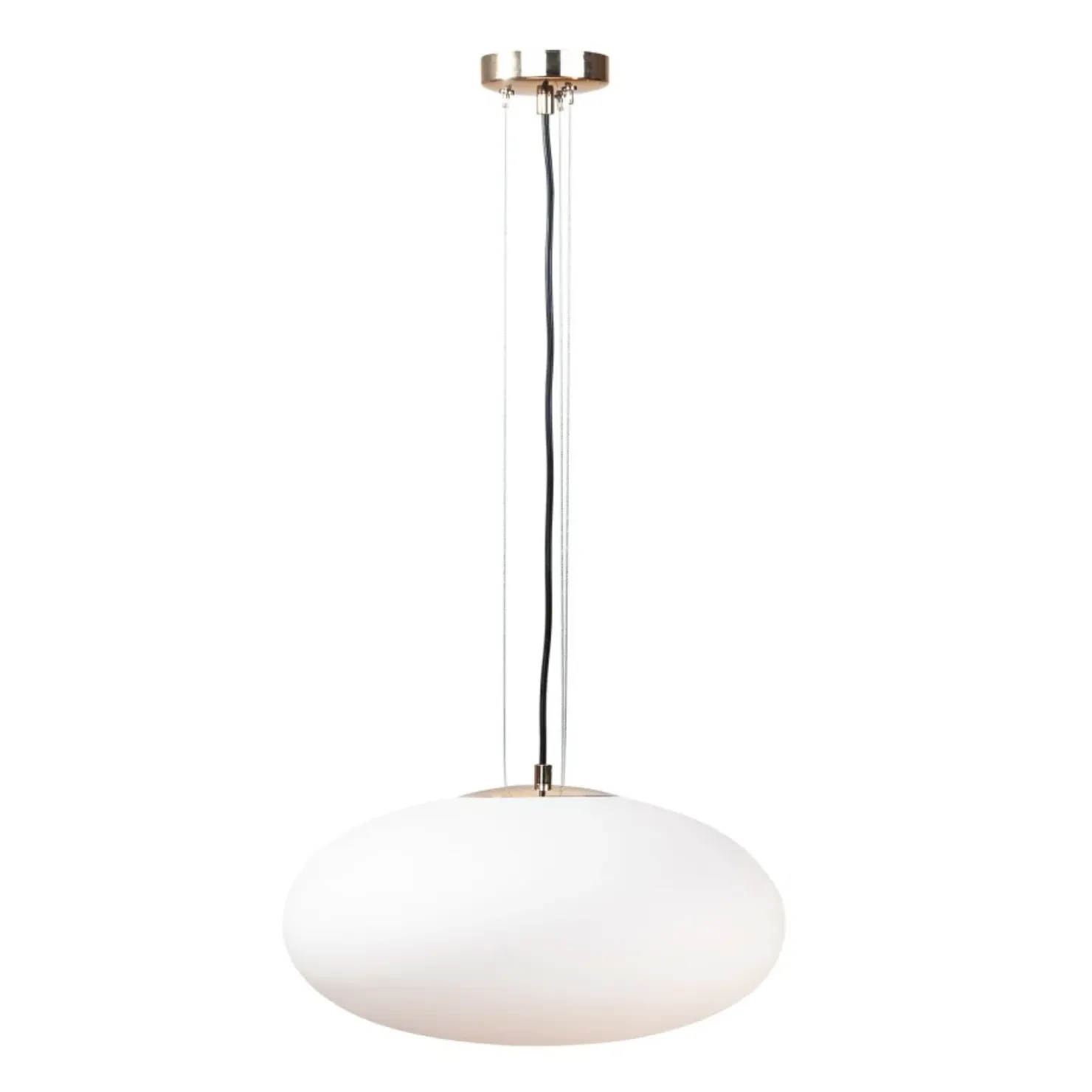 Shop Sklep Kaja Lampa wisząca z szerokim, białym kloszem ZM 1181 OMI | Kaja