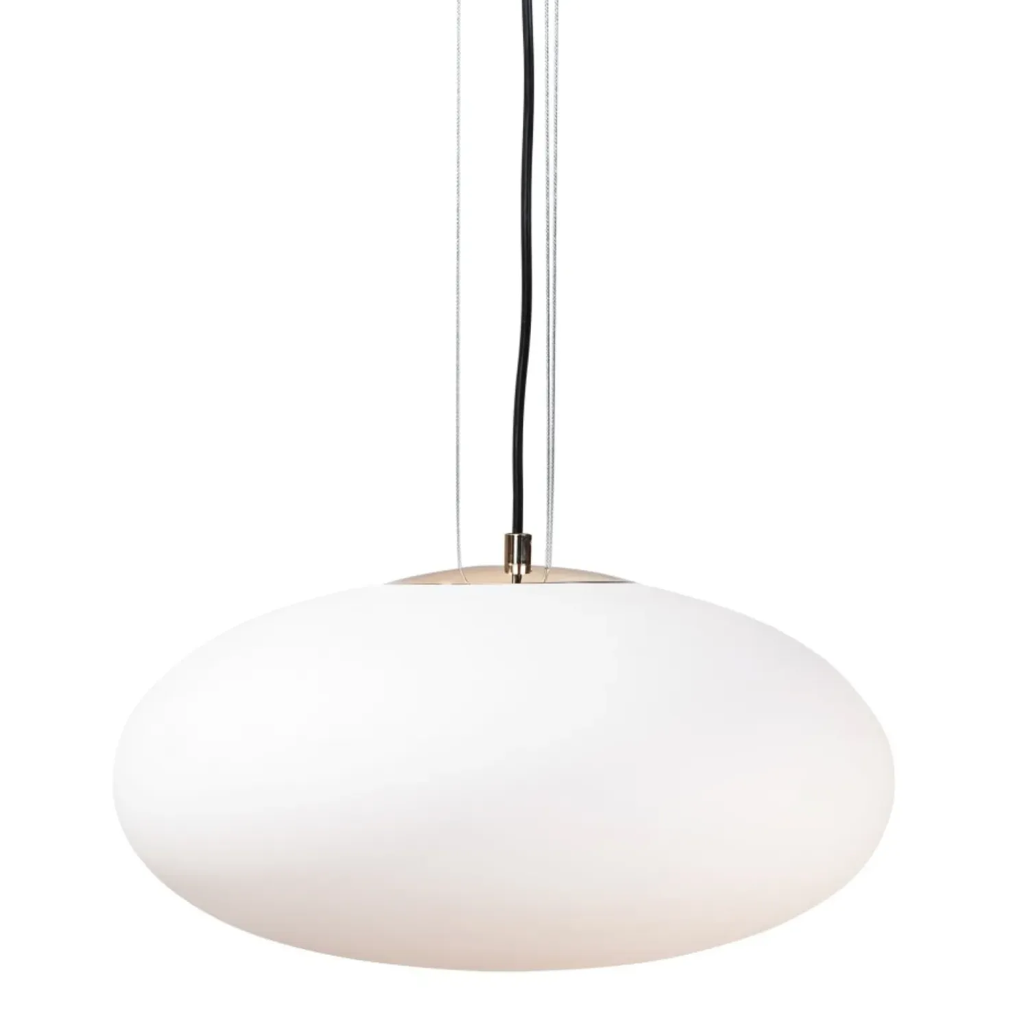 Shop Sklep Kaja Lampa wisząca z szerokim, białym kloszem ZM 1181 OMI | Kaja