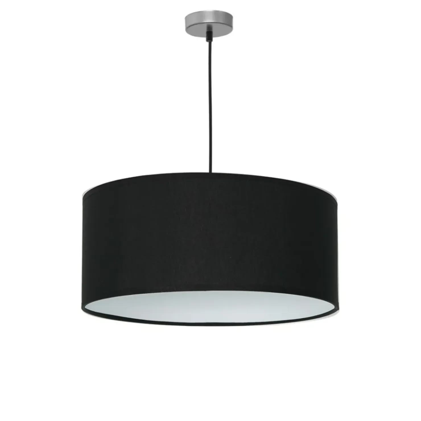 Lampa wisząca z szerokim, czarnym abażurem ML63800 CASINO | Kaja*Sklep Kaja Shop