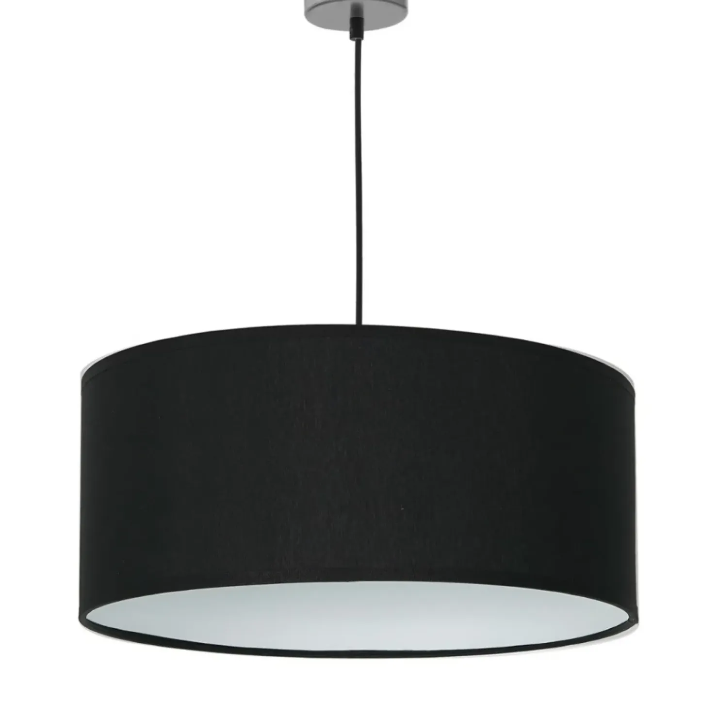 Lampa wisząca z szerokim, czarnym abażurem ML63800 CASINO | Kaja*Sklep Kaja Shop