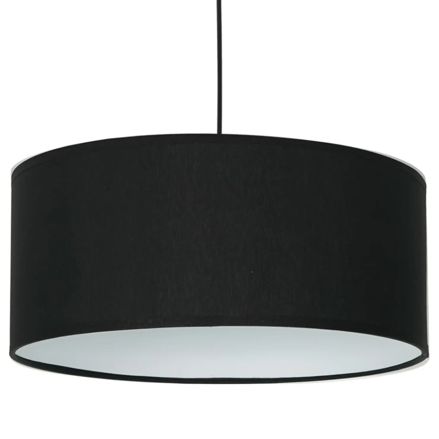 Lampa wisząca z szerokim, czarnym abażurem ML63800 CASINO | Kaja*Sklep Kaja Shop