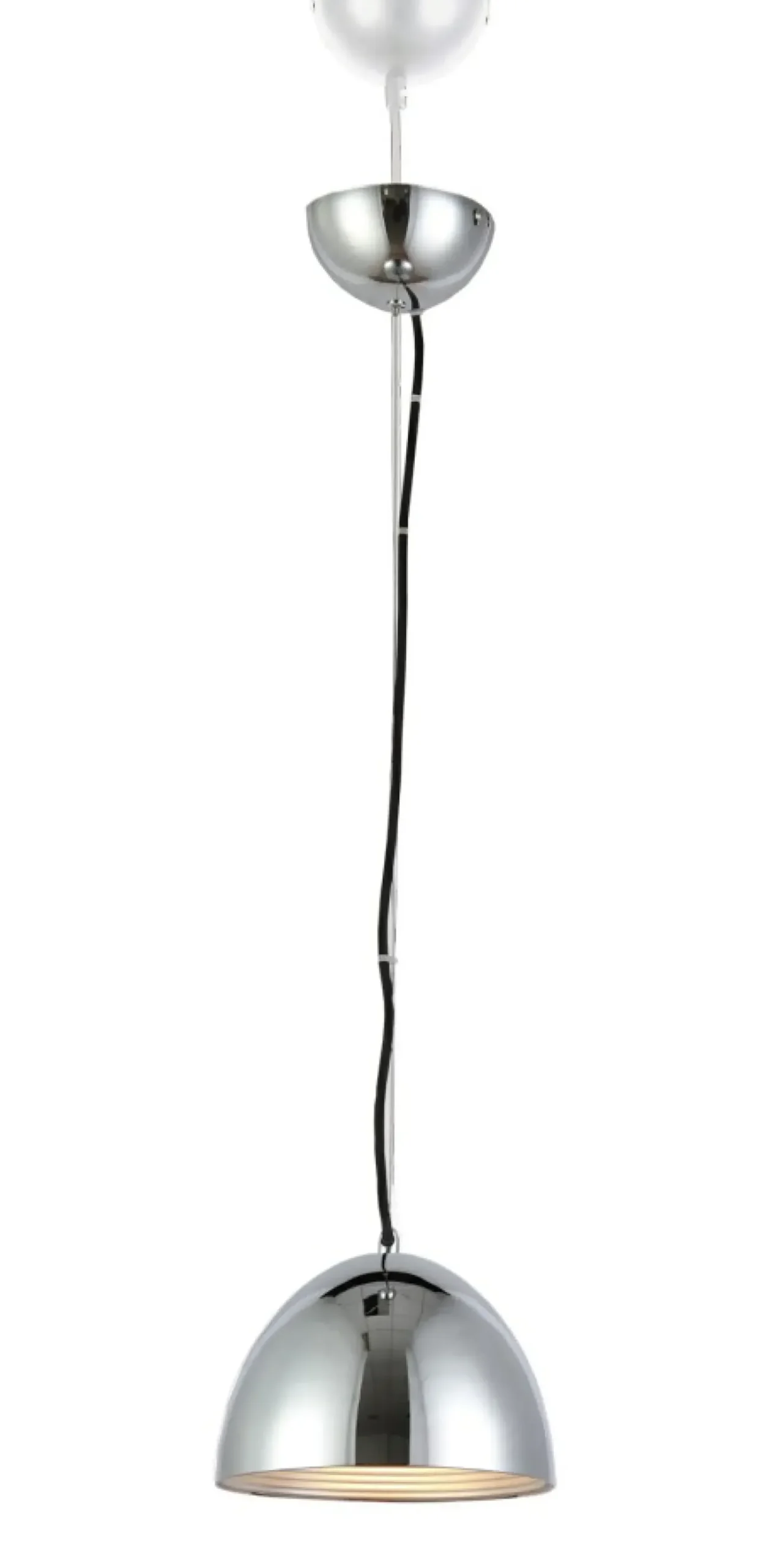 Hot Sklep Kaja Lampa wisząca z szerokim kopułowym kloszem ⌀50cm AZ1401 MODENA | Kaja chrom