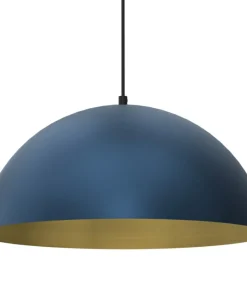 Hot Sklep Kaja Lampa wisząca z szerokim kloszem, niebieskim MLP8289 z serii BETA | Kaja Oświetl