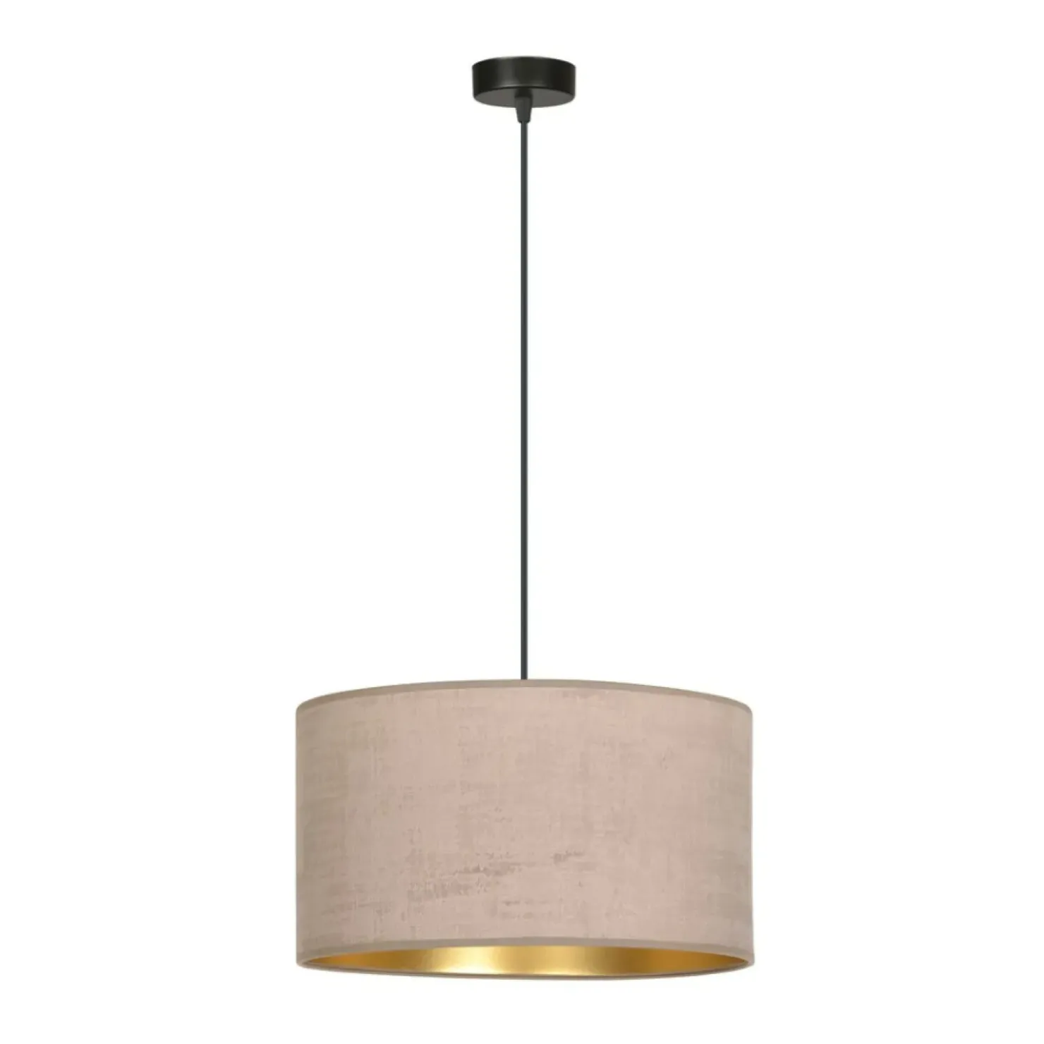Shop Sklep Kaja Lampa wisząca z szerokim, różowym abażurem 1053/1 HILDE | Kaja