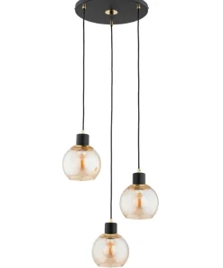 Cheap Sklep Kaja Lampa wisząca z trzema dekoracyjnymi kloszami AL 62415 z serii DERRO