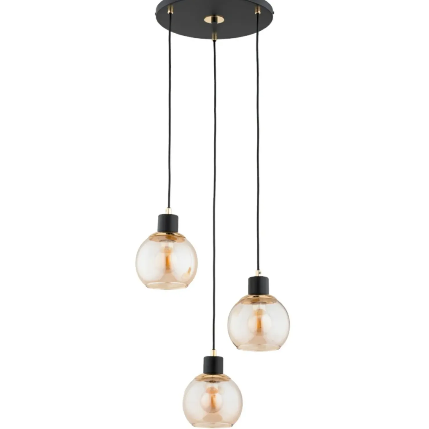 Cheap Sklep Kaja Lampa wisząca z trzema dekoracyjnymi kloszami AL 62415 z serii DERRO