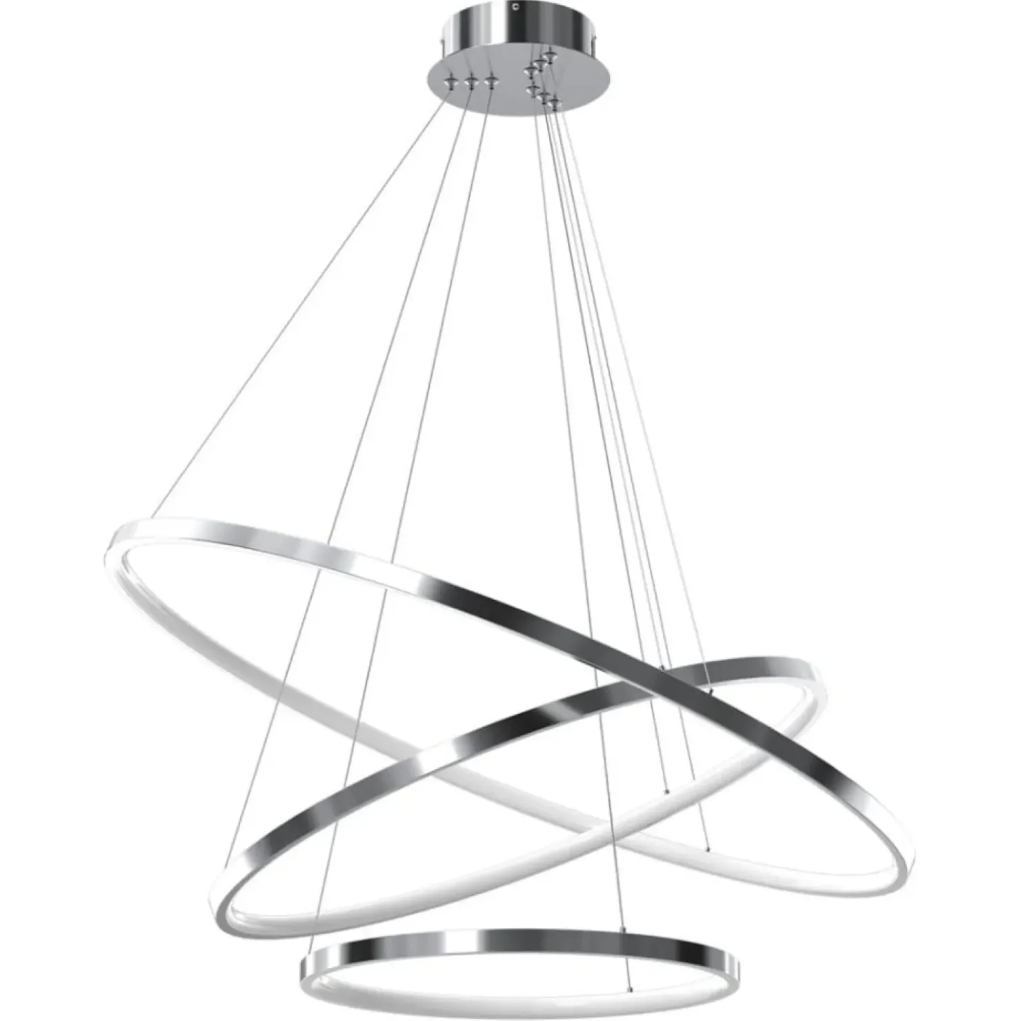 Sale Sklep Kaja Lampa wisząca z trzema okręgami, do salonu ML7946 z serii ROTONDA | Kaja Oświetl
