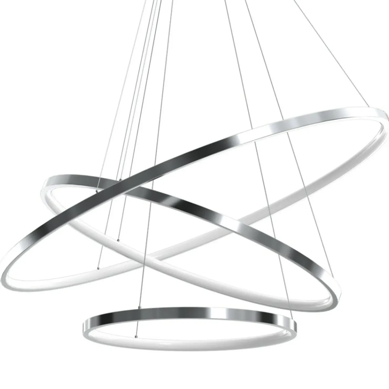 Sale Sklep Kaja Lampa wisząca z trzema okręgami, do salonu ML7946 z serii ROTONDA | Kaja Oświetl