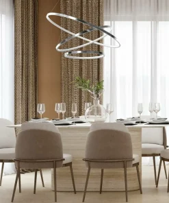 Sale Sklep Kaja Lampa wisząca z trzema okręgami, do salonu ML7946 z serii ROTONDA | Kaja Oświetl