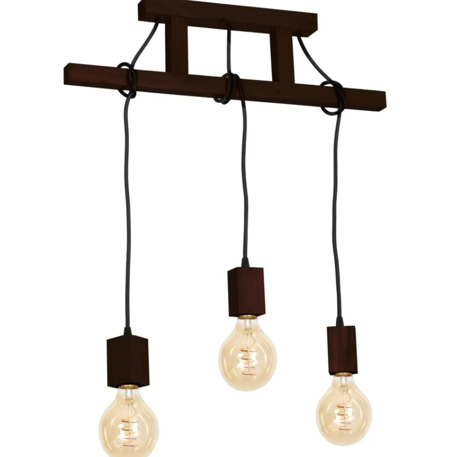 Discount Sklep Kaja Lampa wisząca z trzema źródłami światła, na E27 MLP4360 z serii JACK | Kaja Oświ naturalnedrewno