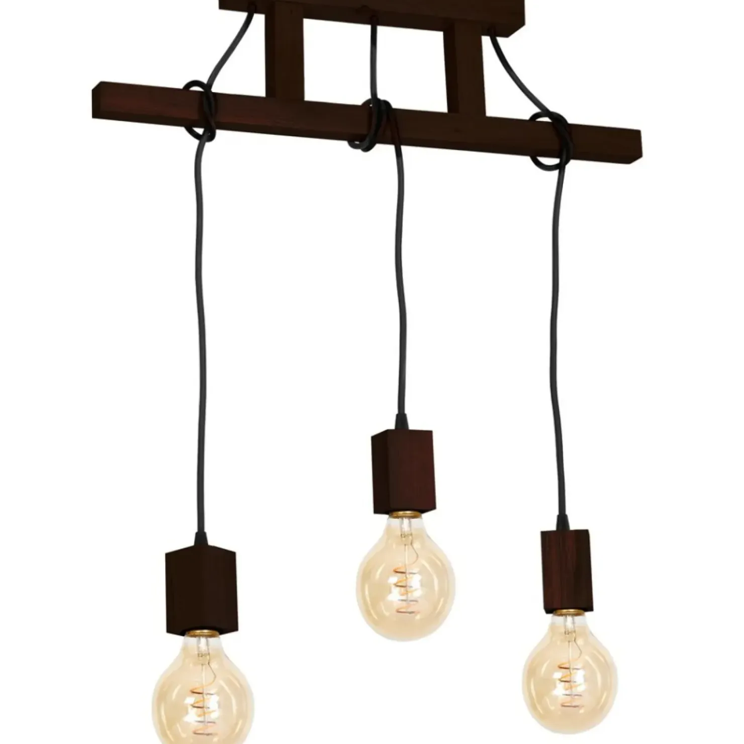 Discount Sklep Kaja Lampa wisząca z trzema źródłami światła, na E27 MLP4360 z serii JACK | Kaja Oświ naturalnedrewno