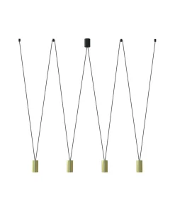 Cheap Sklep Kaja Lampa wisząca z tubami, w kolorze mosiężnym 7610 | Kaja Oświetlenie mosiądz
