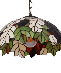Lampa wisząca z witrażowym kloszem K-P161420 FARINA | Kaja Oświetlenie*Sklep Kaja Best