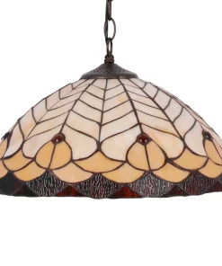 Lampa wisząca z witrażowym kloszem K-P161551 SARGAN | Kaja Oświetlenie*Sklep Kaja Clearance