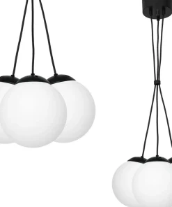 Flash Sale Sklep Kaja Lampa wisząca z wiązanką białych kloszy MLP6523 LIMA | Kaja