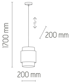 Outlet Sklep Kaja Lampa wisząca z wąskim, ratanowym abażurem TK 6528 BOHO | Kaja